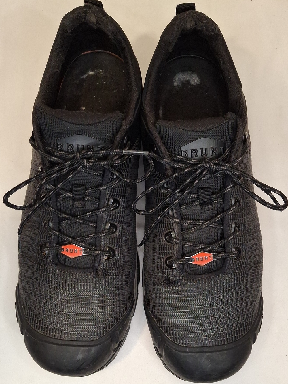 Brunt The Ryng Men’s BlackComp Toe Work Shoes Durable Mesh Low-Top Sneakers